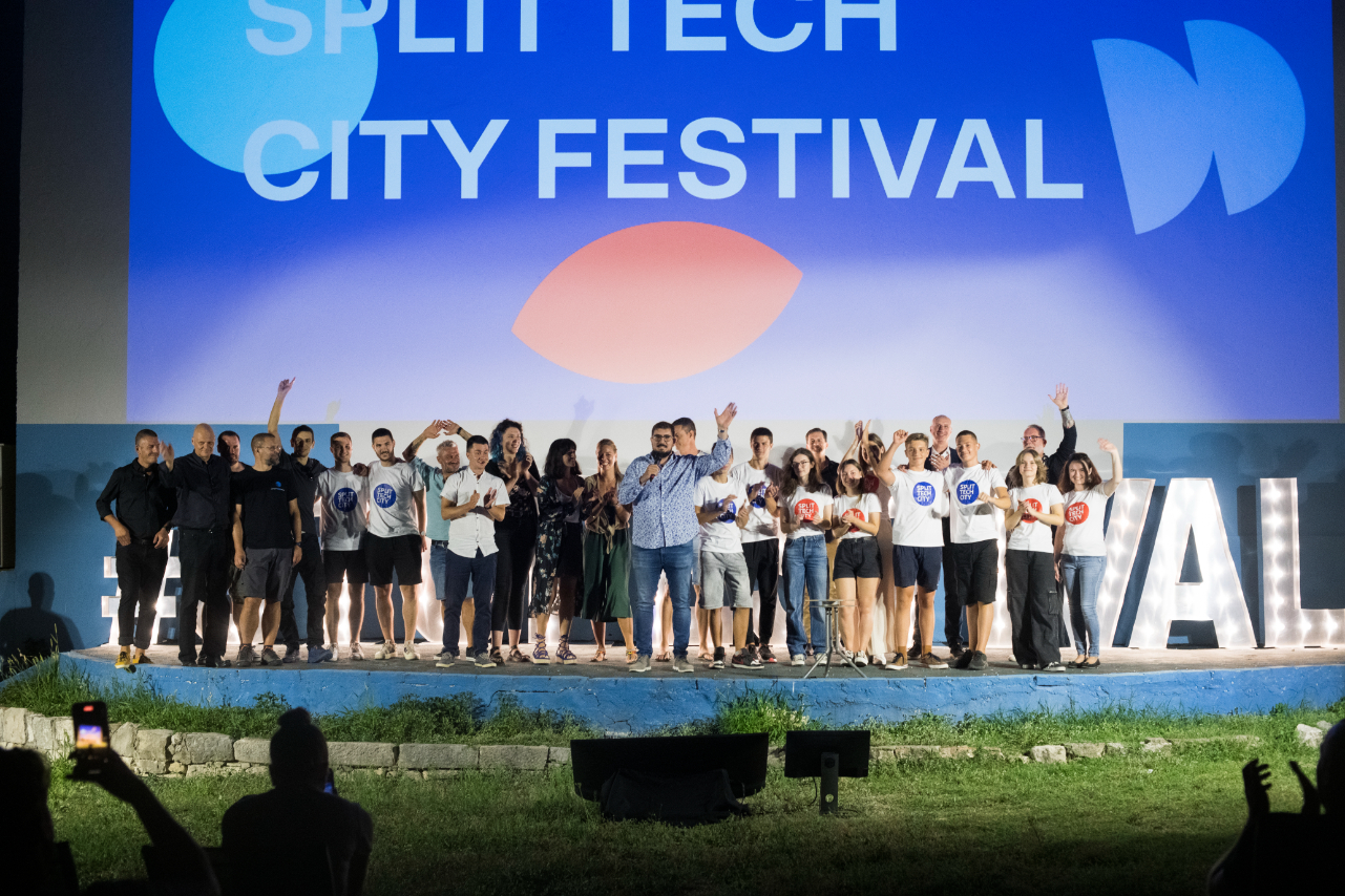 Split Tech City Festival 2024 Sponsors: AGILO, Bitcoin Store, GetByBus,  RaST, and AC Hotel by Marriott Split
